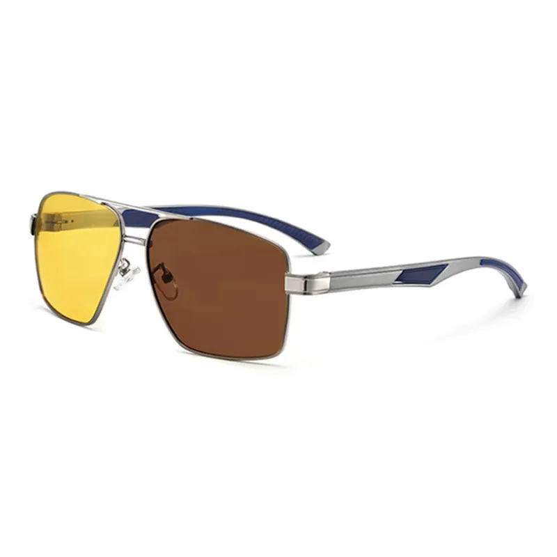 Sha Lehua Aluminum Magnesium Alloy Irregular Shape Sunglasses Unisex-0