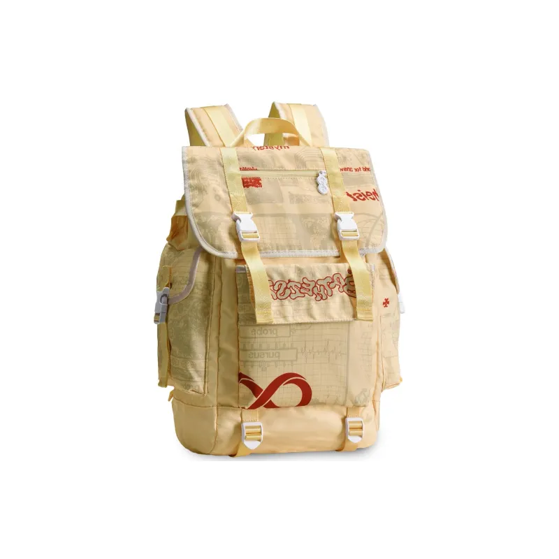 8atheist Polyester Backpack Basketball Backpack Regular Unisex Ecru-2