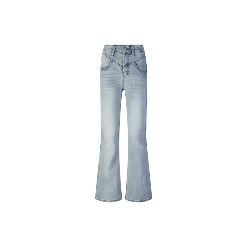 Wen Shan Jeans Women's Mine Blue-1