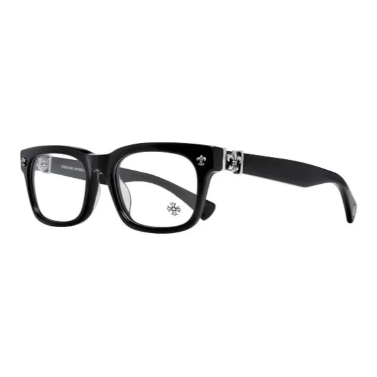 Chrome Hearts Plate And Metal Square Eyeglass Frames Unisex Multicolor-3
