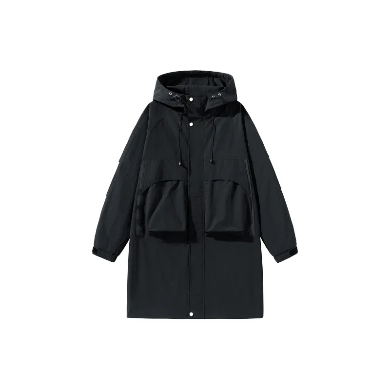 G.M BONNEY Trench Coats Unisex-3