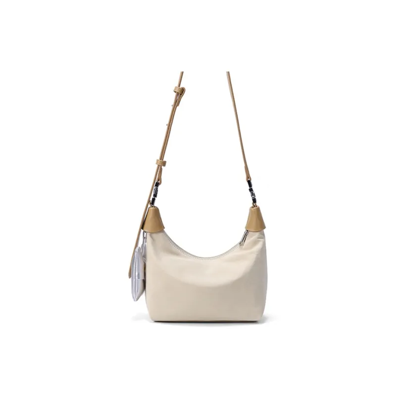 NOXXON Nylon Fabric Crossbody Bag Shoulder Bag Handbag Shoulder Bag Women's Khaki/Passion Fruit Green-2