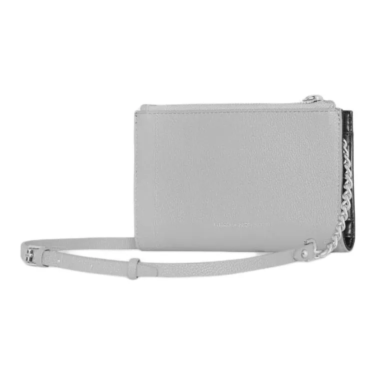 REBECCA MINKOFF Genuine Leather Wallet Women's Gray-1