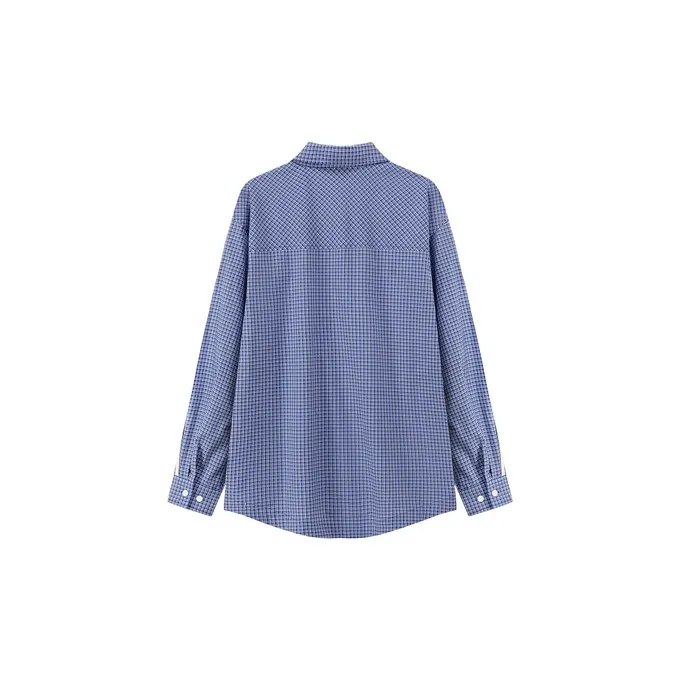 CHUU Shirts Women's Navy Blue-1