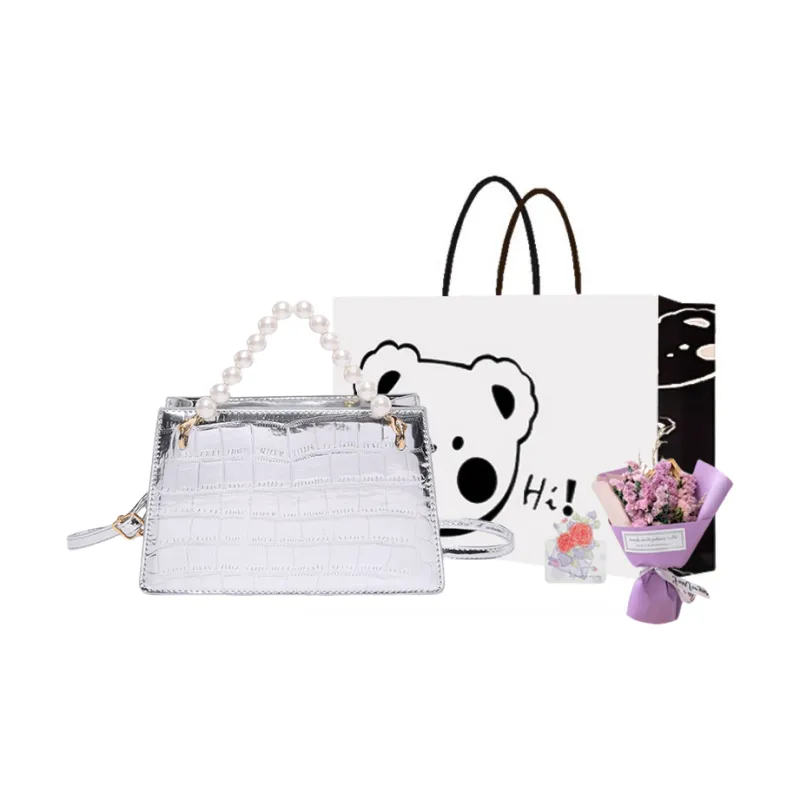 NX DOUGHNUT PU Small Square Bag, Shoulder Bag, Crossbody Bag, Handbag Women's Multicolor-22