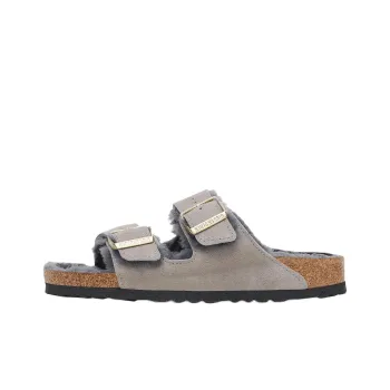 Birkenstock Slide Slippers Women's Lime Gray