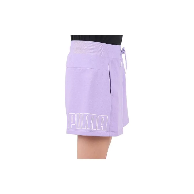 PUMA Casual Shorts Women's Light Purple-4