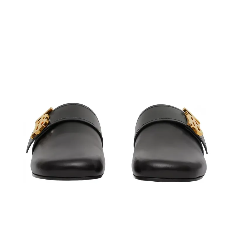 Burberry Slip Resistant Closed Toe Slippers Women's Black-1