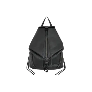 REBECCA MINKOFF Leather Backpack Women's Black
