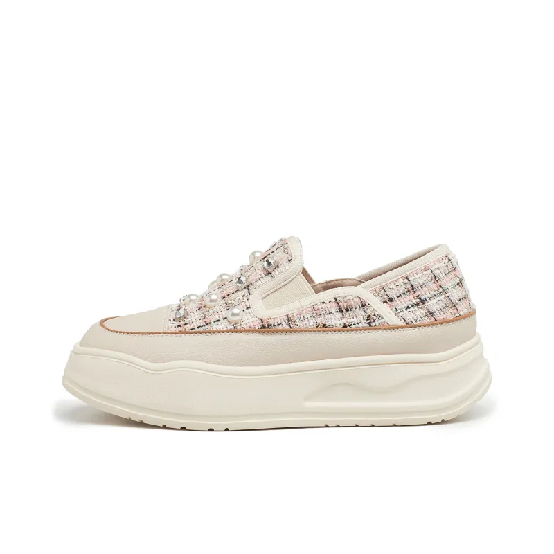 OULISASI Wear Resistant Low Top Casual Shoes Women's-5