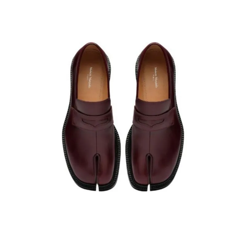Maison Margiela Tabi Leather Loafers-3