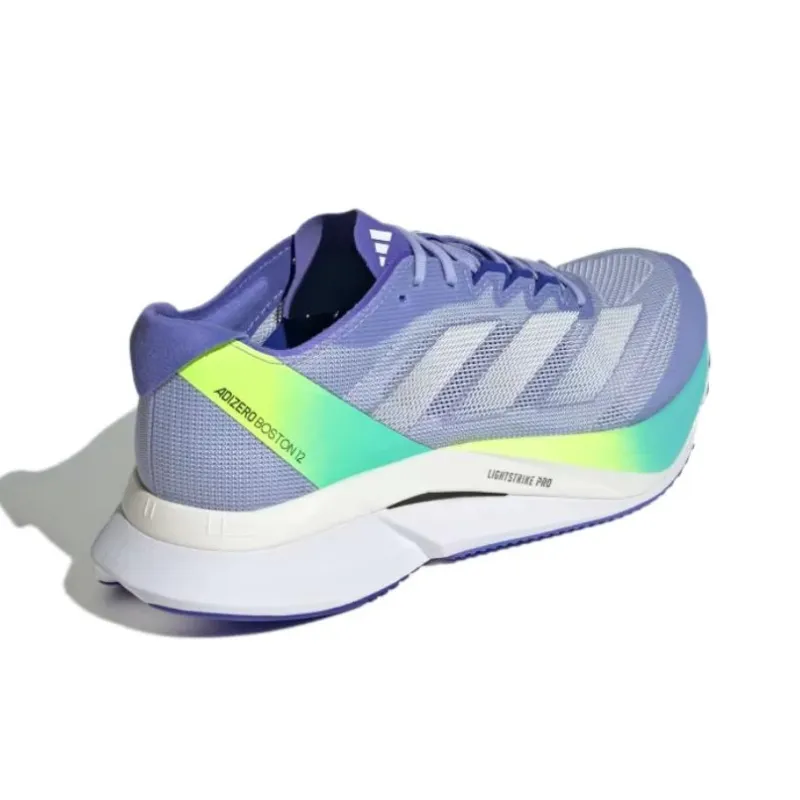 Adidas Adizero Boston 12 Blue Spark Zero Metalic Cobalt Blue Women's-2