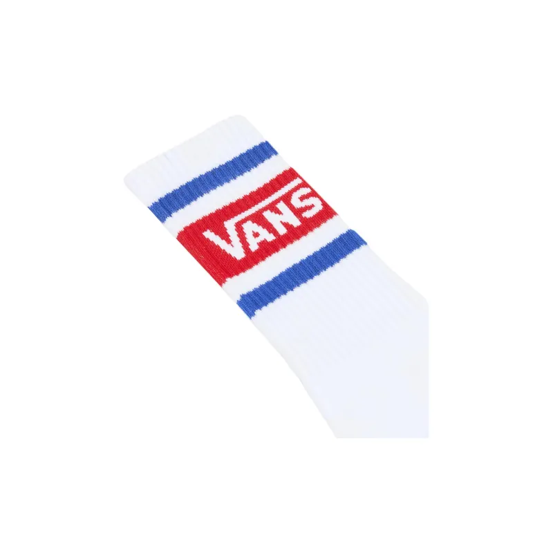 Vans Drop V Crew Mid Calf Socks Men's 1 Pack White-2