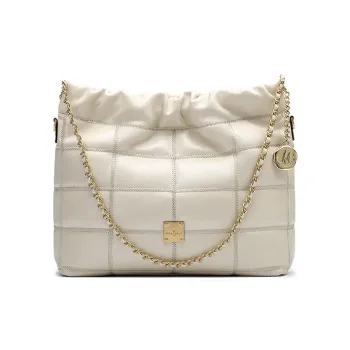 Montagut Sheepskin Shoulder Bag, Chain Bag, Underarm Hobo Bag Regular Women's Stone Gray/Acorn/Ice Coffee/Lilac
