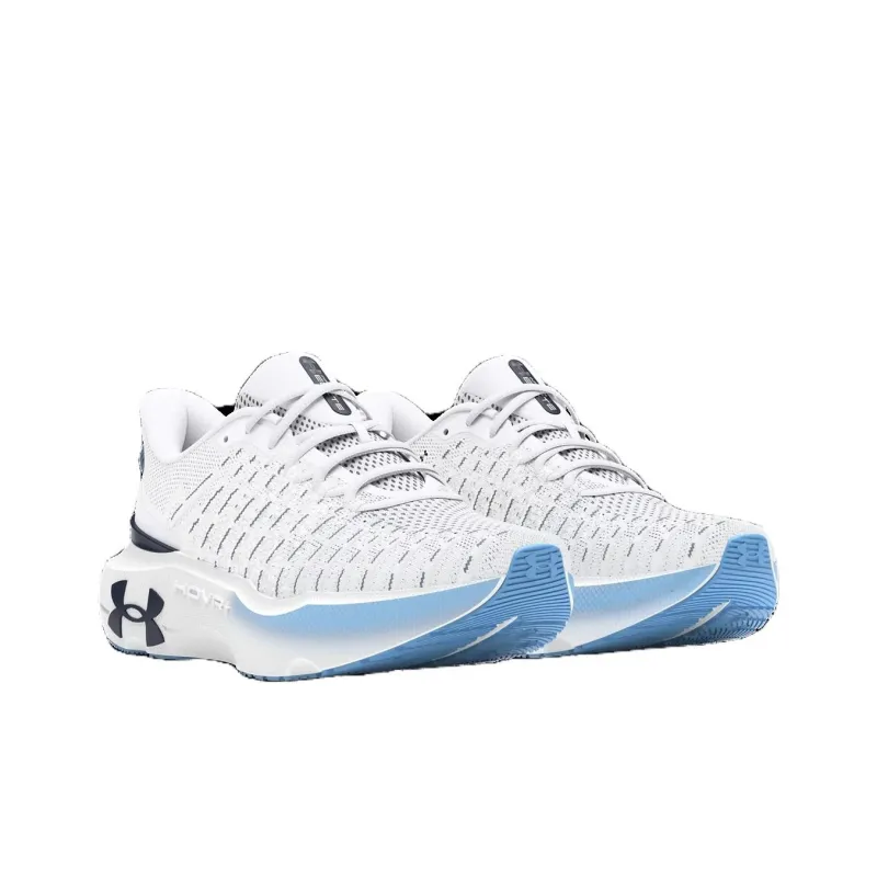 Under Armour Infinite Elite Anti Slip Wear Resistant Low Top Casual Running Shoes Women's White Blue-2