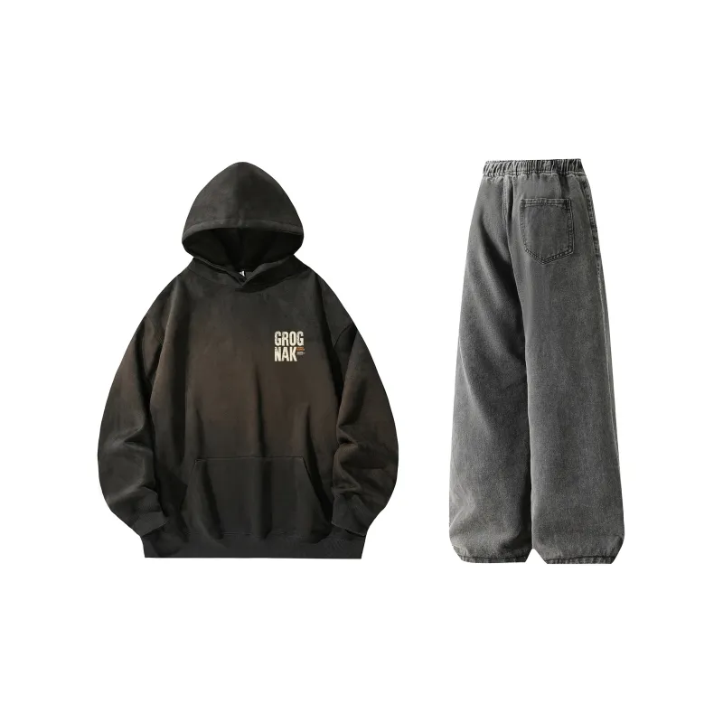 GROGNAK Sweatshirt Sets Unisex-33