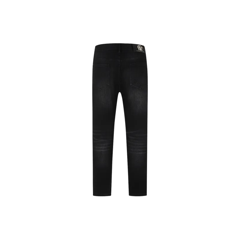 C'N'C Rhythm Party Series Fall And Winter Washable Jeans Men-1