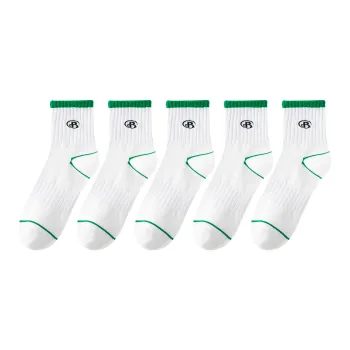 XXLLG Mid Calf Socks Men 5 Pack