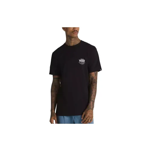 Vans Holder St Classic T-Shirts Men Black/Lavender Mist