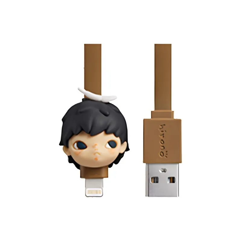 POP MART HIRONO ONO Mute Drama Collection Cable Type-C Blind Box Products Single Blind Box/whole Box 9 Pcs-2