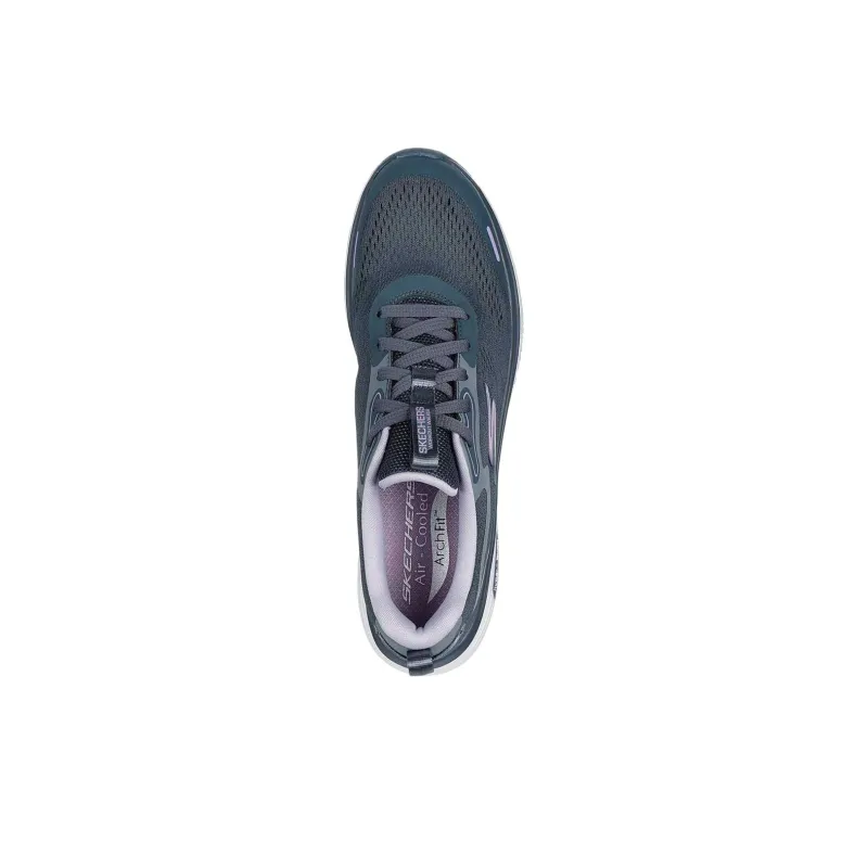 Skechers Go Walk Workout Walker Slip-Resistant Low-Top Casual Shoes Women's Charcoal Gray-3