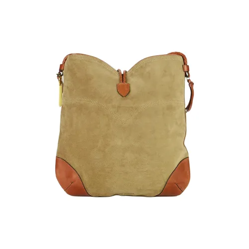 ISABEL MARANT Leather Crossbody Bag Shoulder Bag Women's Khaki