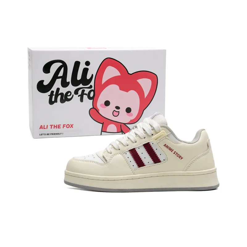 ALI THE FOX Balanced, Lightweight, And Breathable Low Top Skateboard Shoes Unisex-0