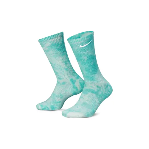 Nike Everyday Plus Cushioned Crew Socks Washed Teal/Barely Green/White