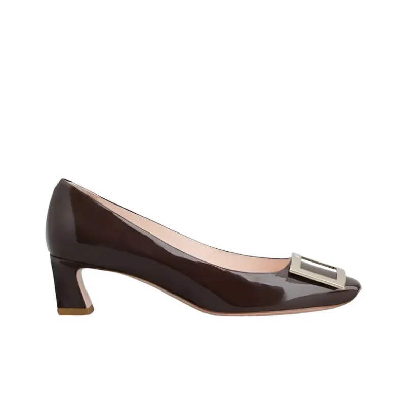 Roger Vivier Casual Single Shoes Women's Burgundy-1