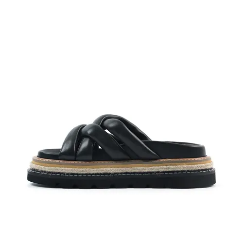 BLOCCO5 Slide Slippers Women's Black