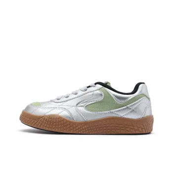Mengsai Lightweight Anti Slip Low Top Casual Shoes Unisex Silver