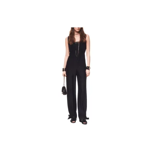 CHANEL Bodysuits Women's Black/Silver