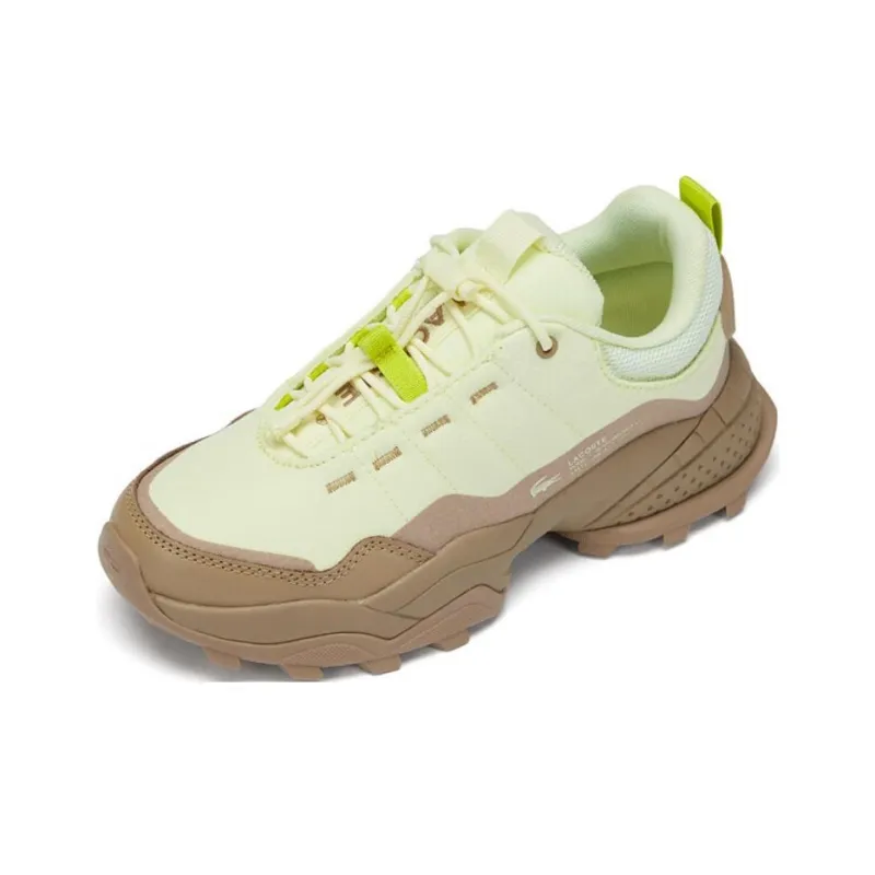 LACOSTE Low-Top Chunky Sneakers Women's Yellow/Light Brown-1