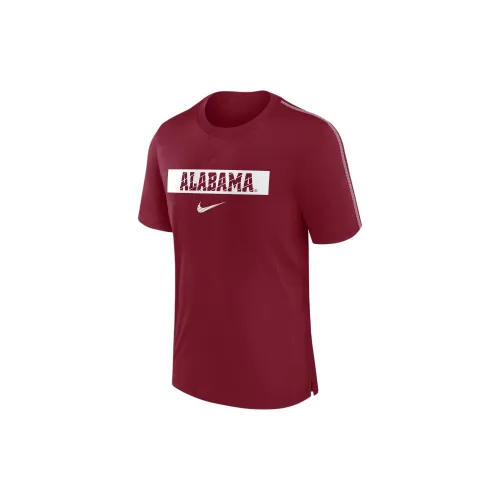 Nike Dri-Fit College T-Shirts Men Deep Red