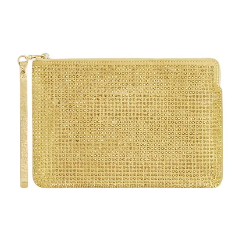REBECCA MINKOFF Polyurethane Clutch Women's Gold-0