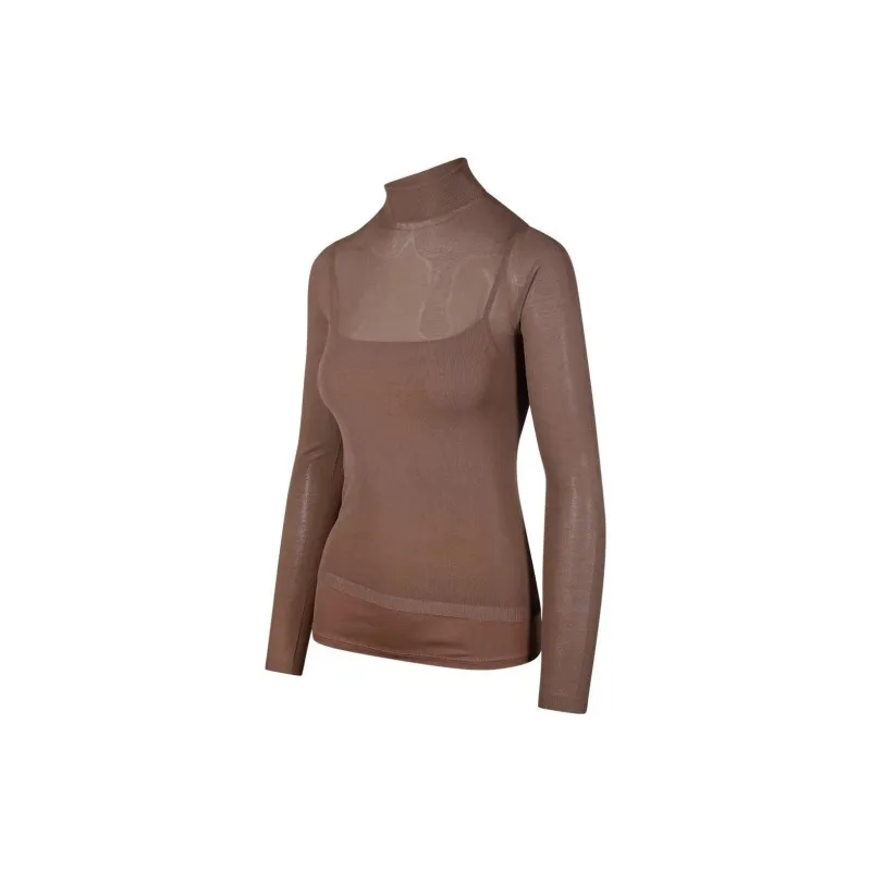 MaxMara High Neck Long Sleeved Top-2