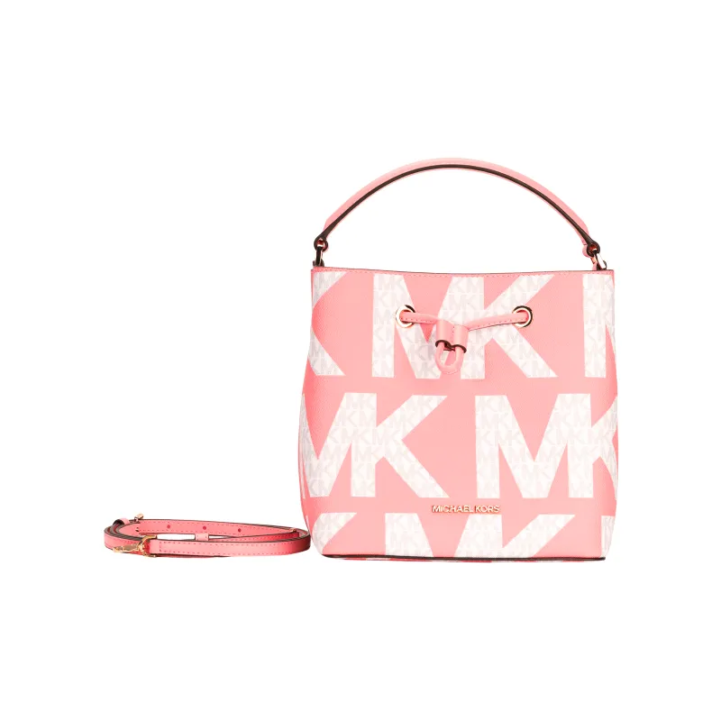 MICHAEL KORS Artificial Leather Handbag One Shoulder Crossbody Bucket Bag Women's Rose Pink-1