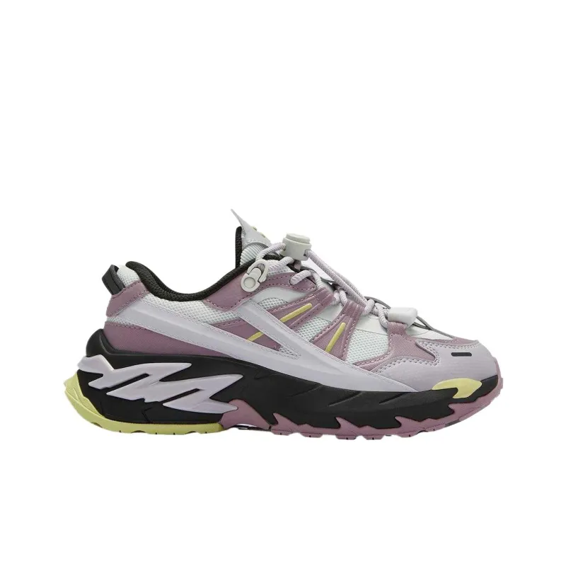 FILA FUSION Slip Resistant Low Top Casual Shoes Women's Lilac Gray Purple-1