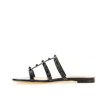 Valentino Slip Resistant Slide Slippers Women's Black