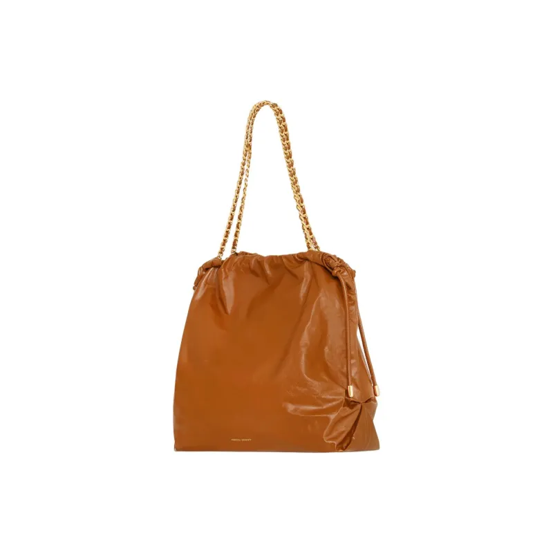 REBECCA MINKOFF Genuine Leather Handbag Shoulder Bag Women's Brown-1