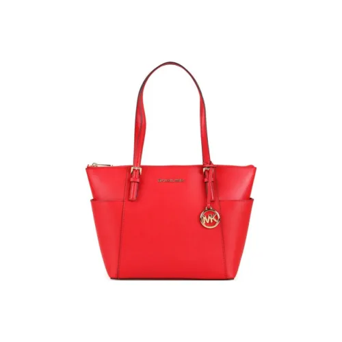 MICHAEL KORS Calfskin stayhomewithbags Bag Shopping Bag Shoulder Bag Handbag Women's Bright Red