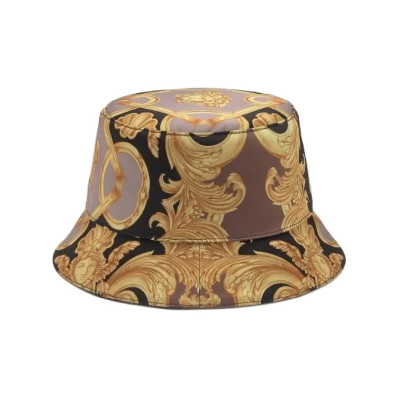 VERSACE Polyester Bucket Hats Men Yellow/Black-1
