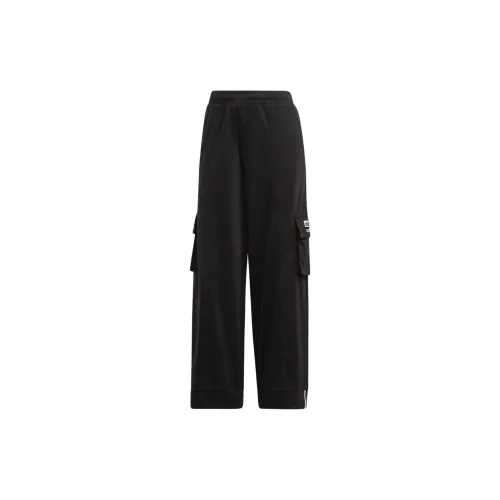 Adidas Originals WIDE LEG PANTS Casual Pants Women's Black