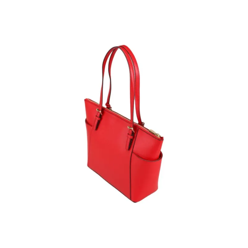 MICHAEL KORS Calfskin Tote Bag Shopping Bag Shoulder Bag Handbag Women's Bright Red-2