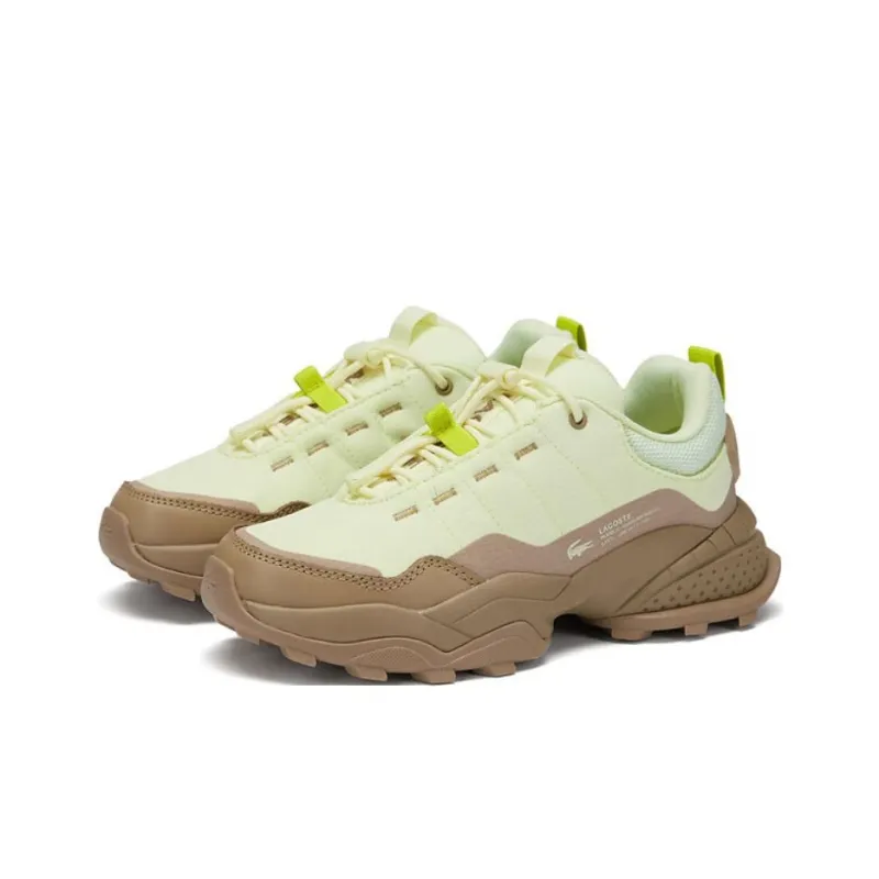 LACOSTE Low-Top Chunky Sneakers Women's Yellow/Light Brown-2