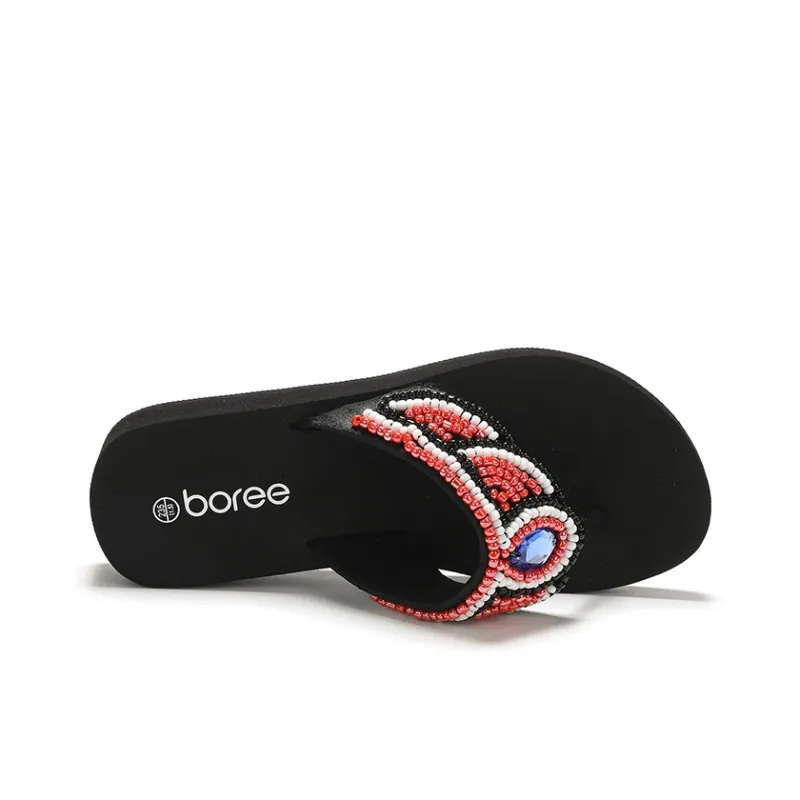BOREE EVA Slip Resistant Abrasion Resistant Odor Resistant Flip Flops Women's-2