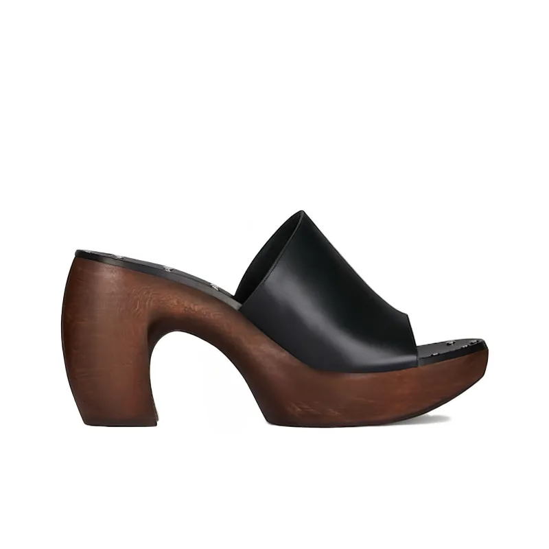 Givenchy G Clog 95mm Leather Mules-1