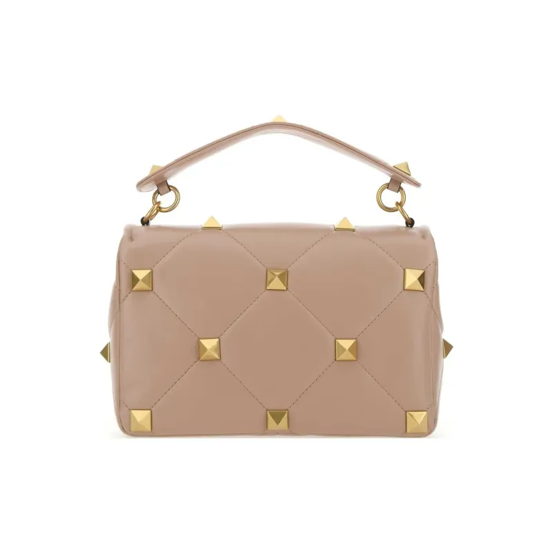 Valentino GARAVANI Lambskin Crossbody Bag, Shoulder Bag Women's Rose Nude Pink-2