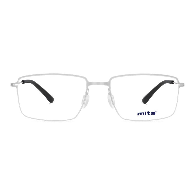 Mita Stainless Steel Square Eyeglass Frames Men-6