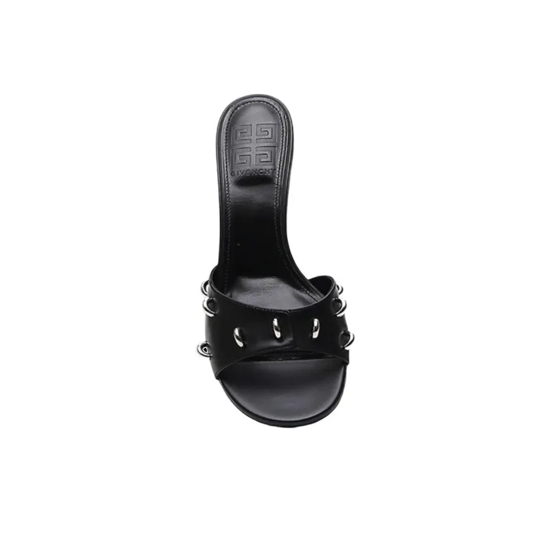 Givenchy Studded Rings Open toe Mules-4